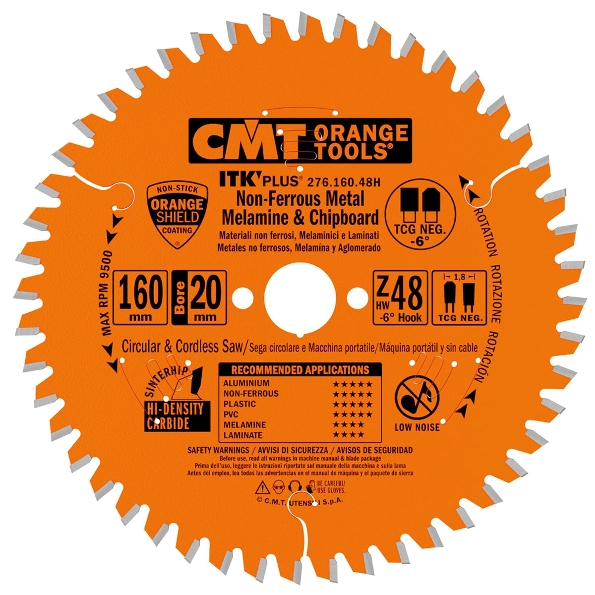 Festool Non-Ferrous Metal & Composite Decking 160x20mm (+16) T=48 TCG