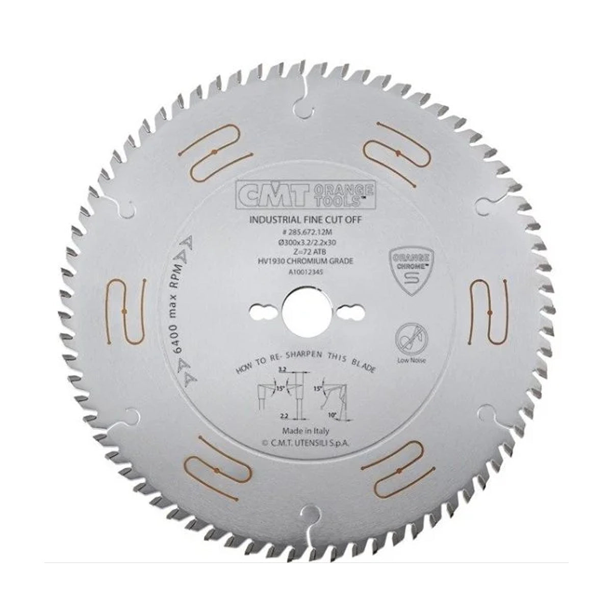 Fine Finish 300X0.126/0.087X30mm T=72 ATB