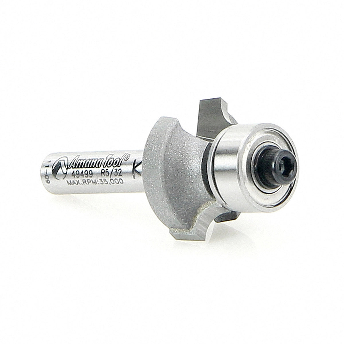 Carbide Tipped Corner Round 5/32 Radius x 13/16 Dia x 3/8 x 1/4 Inch Shank