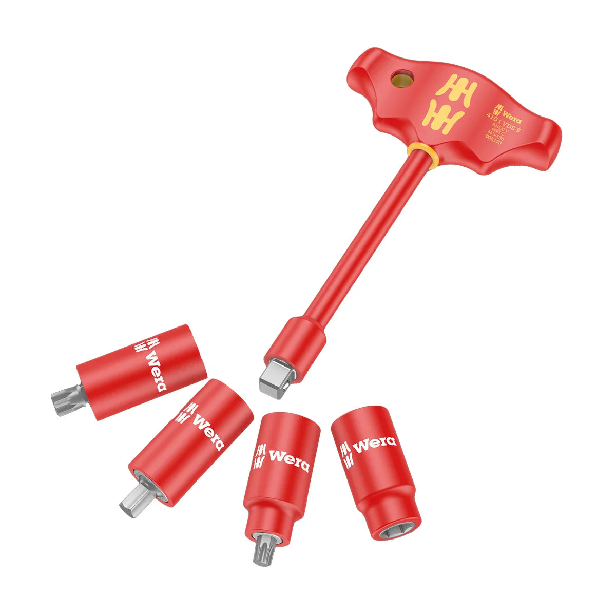 Wera Tools 05150116001 9726 Foam Insert & 8007 B VDE 28 Piece Zyklop VDE Ratchet Set 1 - 3/8" Drive