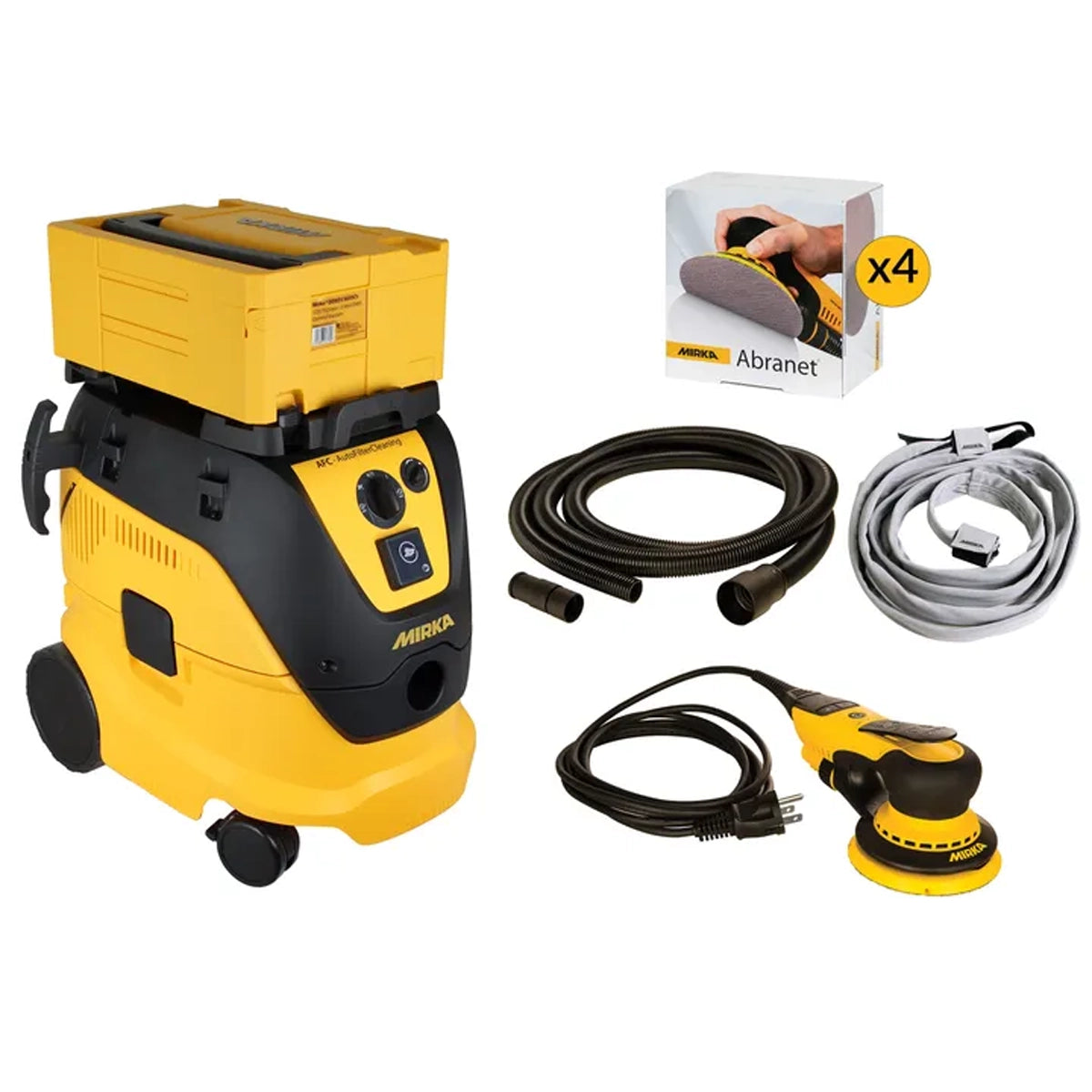 Deros 5" Sander & AFC Vacuum Kit (5.0 mm Orbit)