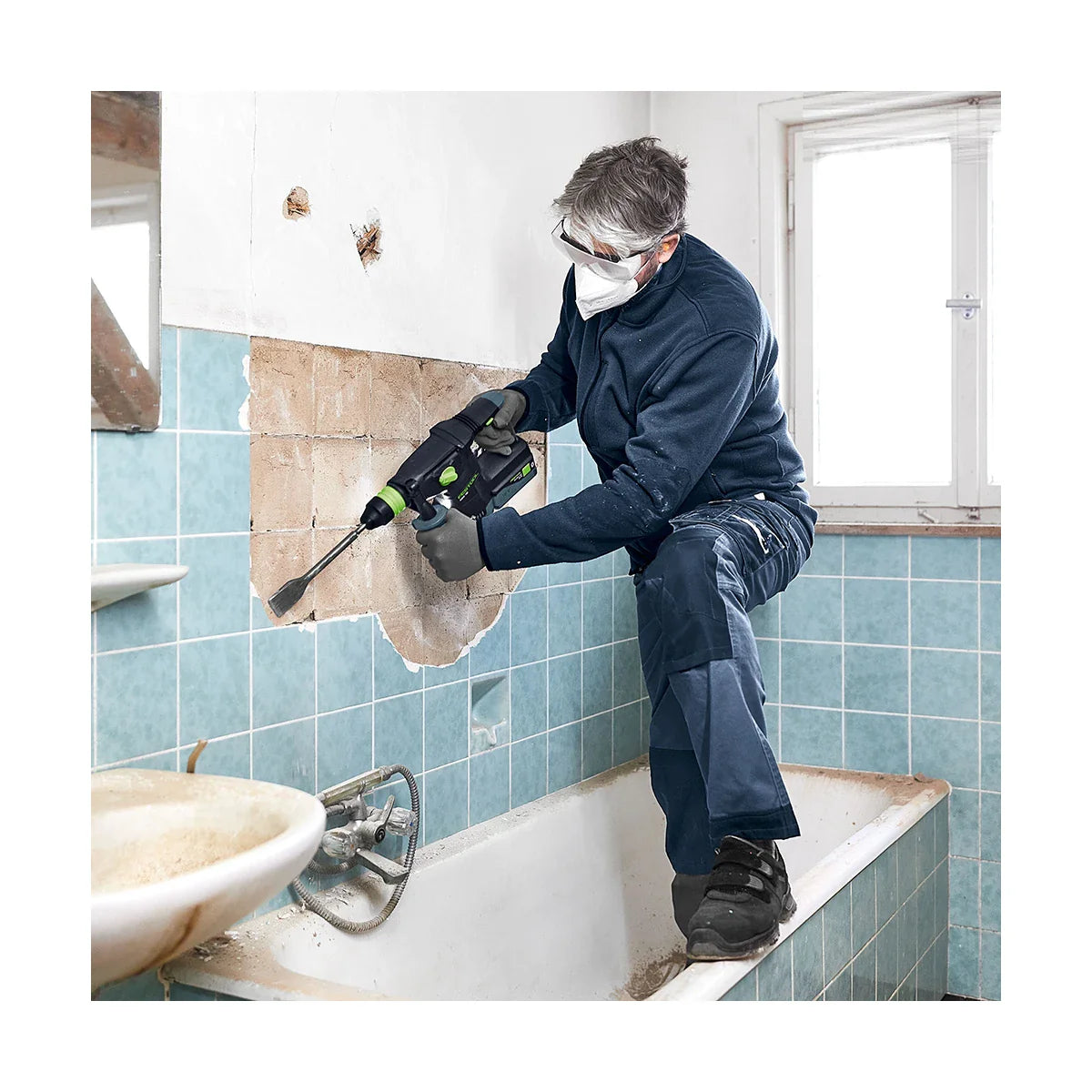 Festool 577450 Cordless Rotary Hammer Drill KHC 18 EB-Basic