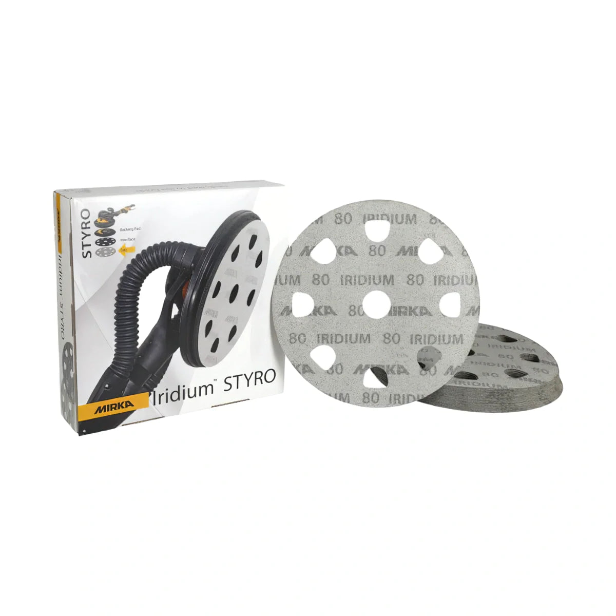 Mirka 24-9CU-040 Iridium Styro Abrasives 225mm