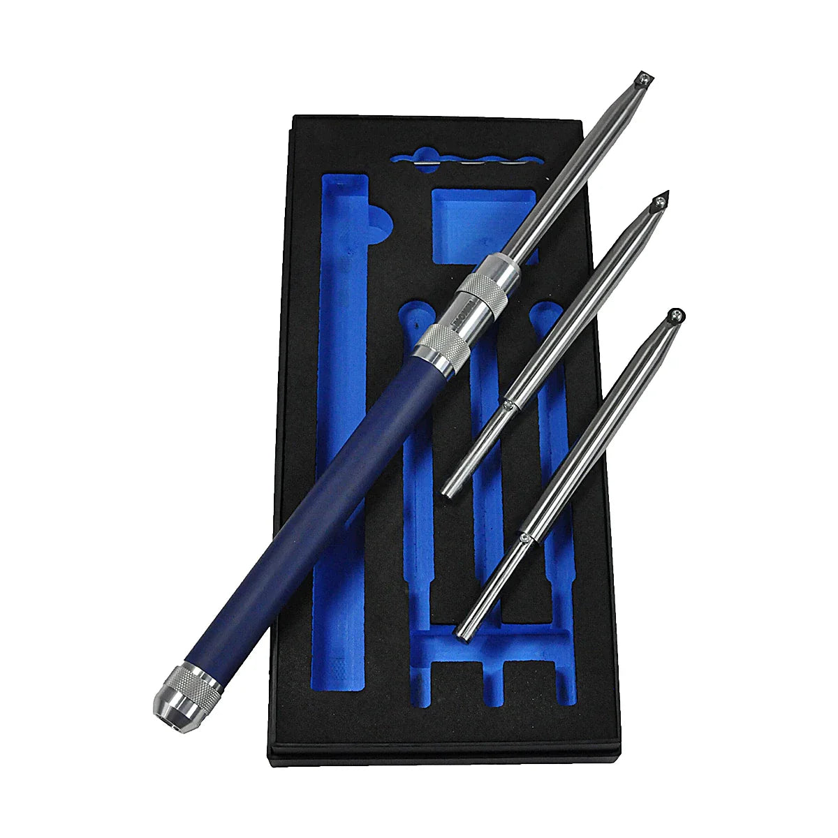 Rikon 70-800 4-Piece Wood Turning Tool Set with Carbide Insert Cutters