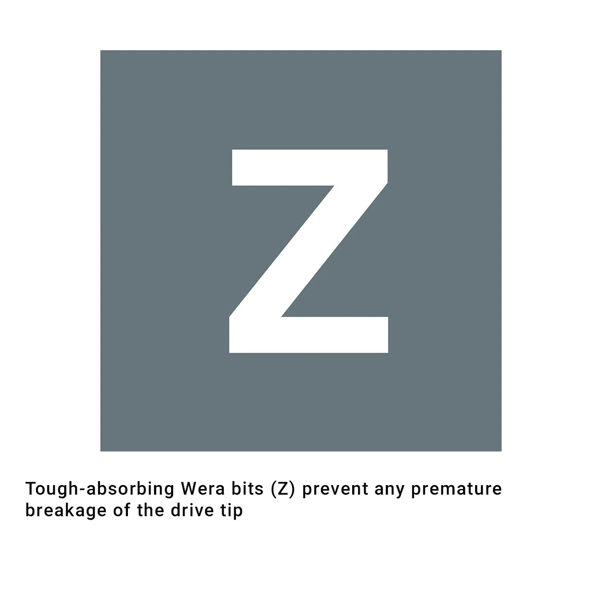 Wera Tools 05056478001 Square Drive Bit-Check 6 V Universal 1