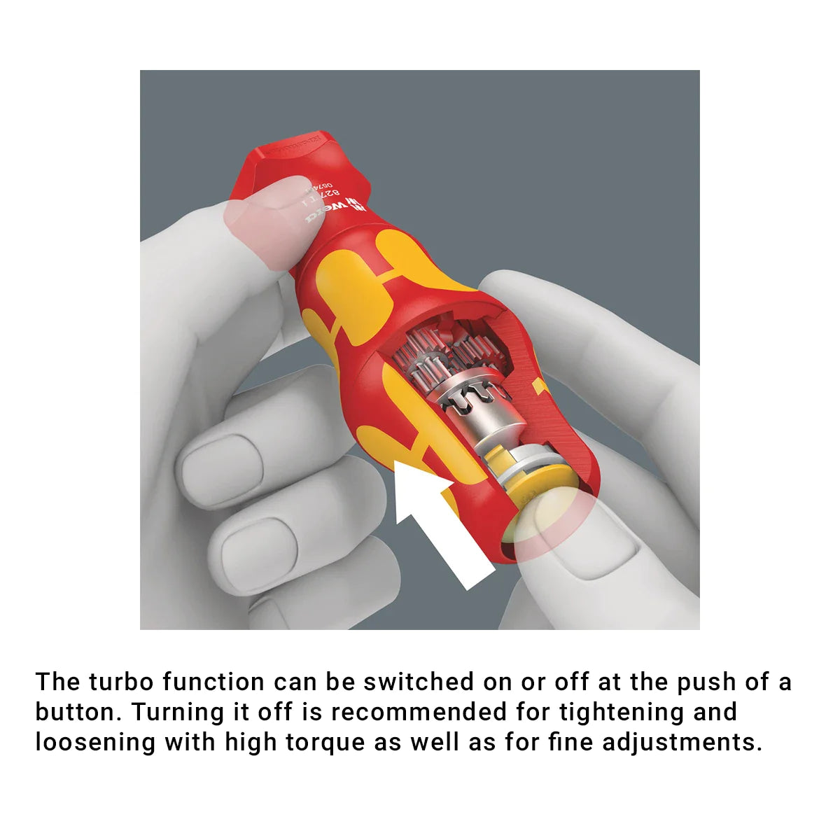 Wera Tools 05057481001 827 T i Kraftform Turbo Insulated Screwdriver Handle
