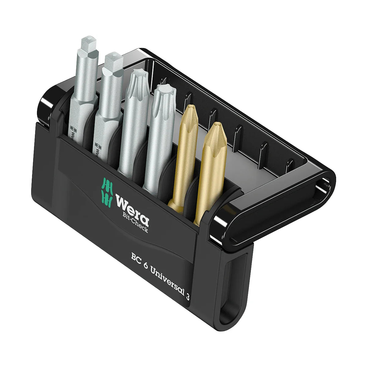 Wera Bit-Check 6 Universal 1 SB, 6-delig - 05073635001 - 4013288155276