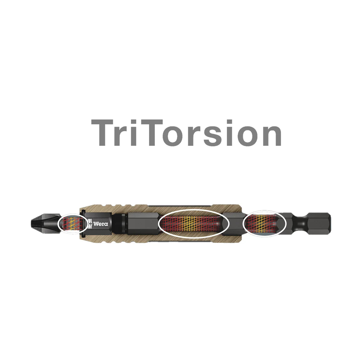 Wera Tools 05073990001 897/4 IMP R SB Impaktor Holder w/ Retaining Ring & Ring Magnet