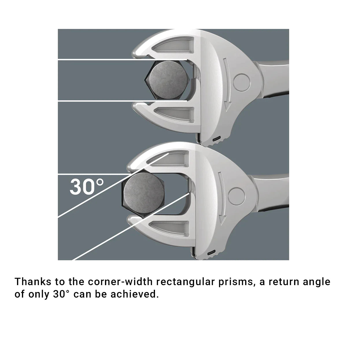 Wera Tools 05020110001 6004 Joker 4 Set 1 4-Piece Self-Setting Spanner Set