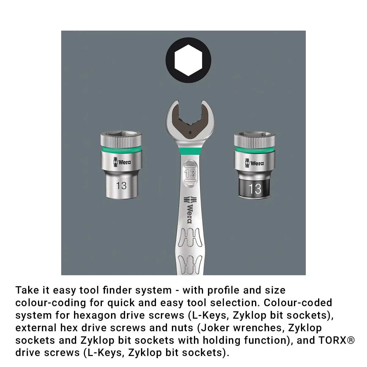 Wera Tools 05020012001 Joker 8-Piece Ratcheting Combination Imperial Wrench Set 1