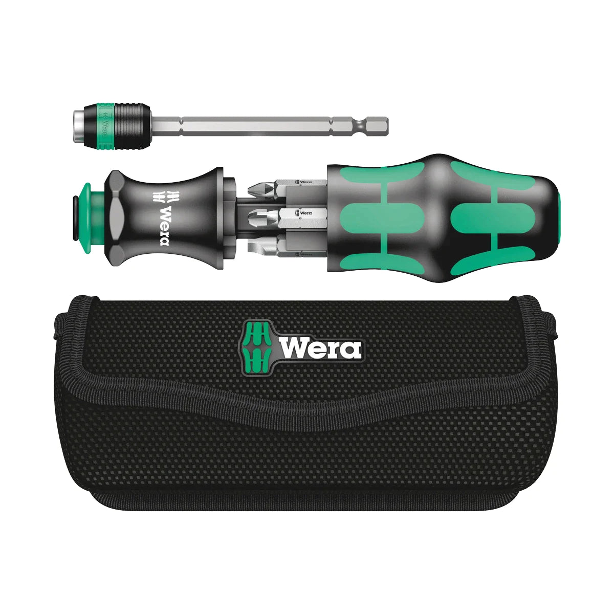 Wera Tools 05051024001 Kraftform Kompakt 25 Bit Holding Screwdriver with Pouch