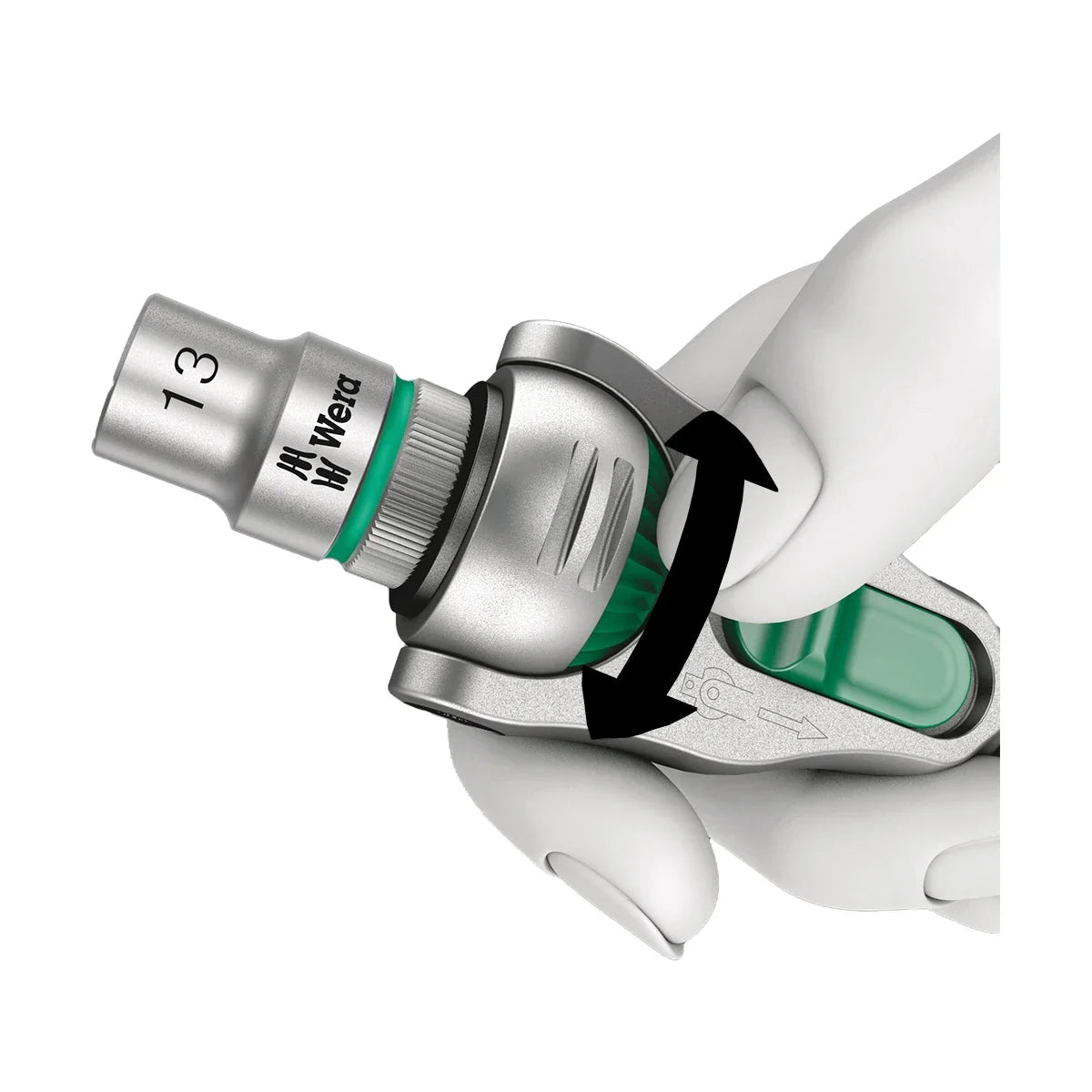 Wera Tools 05004019001 8100 SA 9 Zyklop Speed Ratchet 28 Piece Set - 1/4" Drive