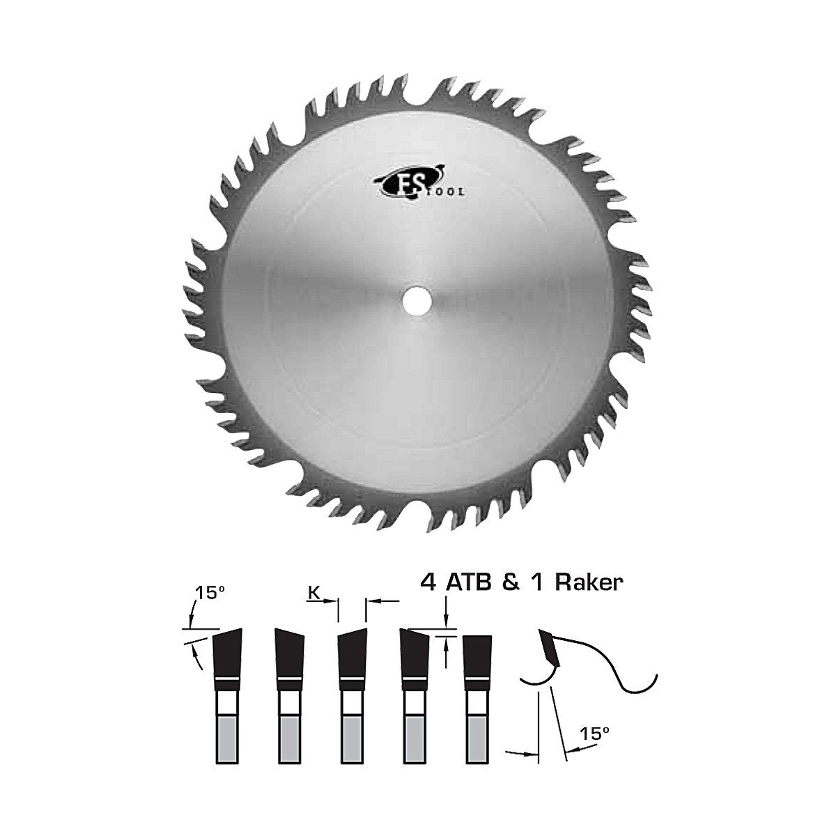 FS Tool Combination Saw Blade 10" 50 Tooth - 5/8" Bore