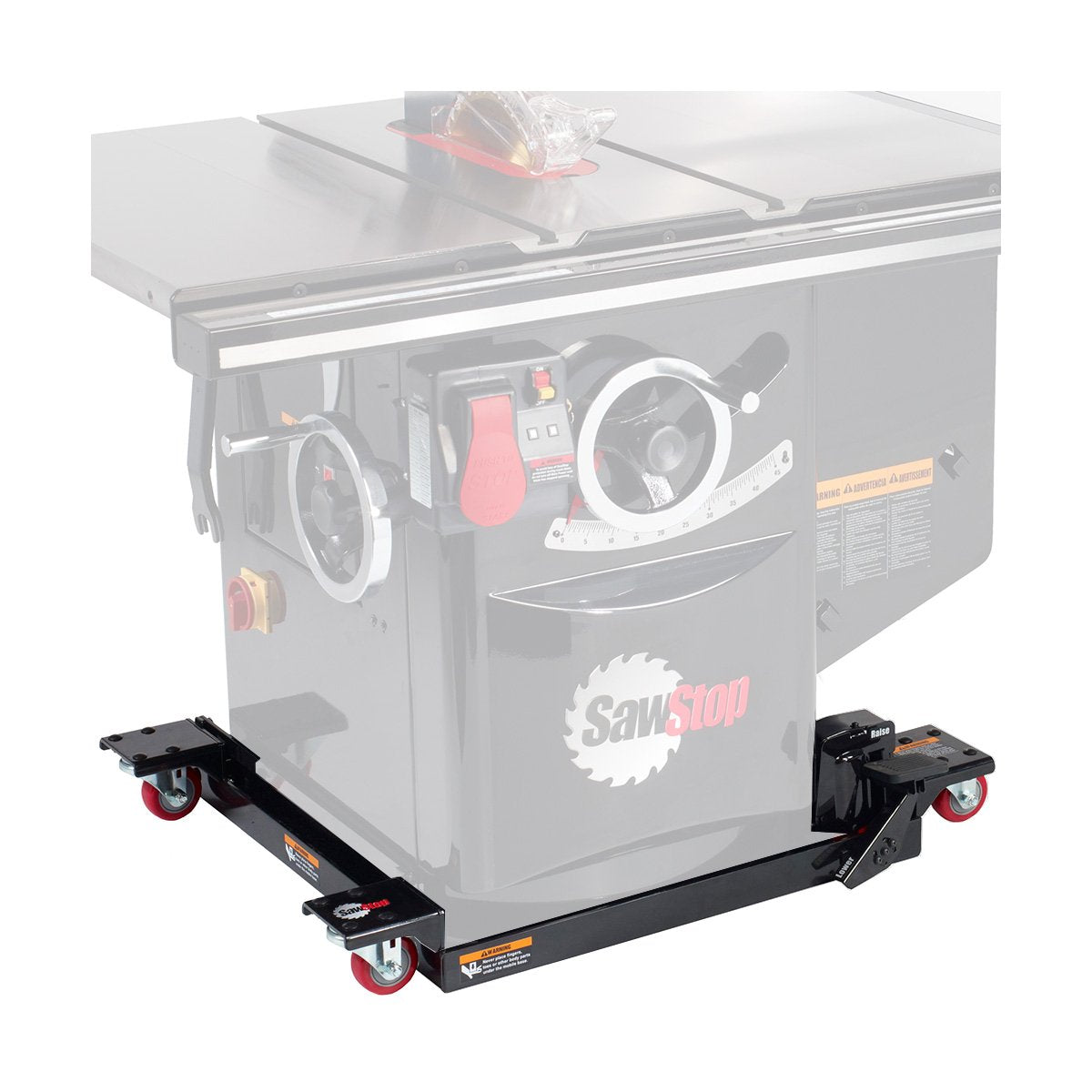 SawStop Mobile Base for Industrial Cabinet Saw