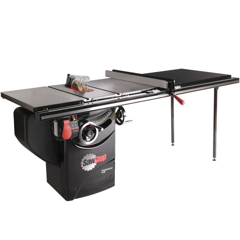 SawStop 10" Professional Cabinet Saw 52" Fence 1.75HP 1-Phase