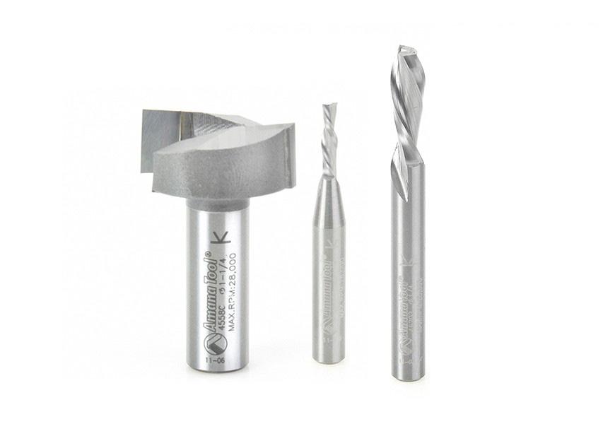 Axiom Precision 3pc CNC Starter Bit Set by Amana Tool