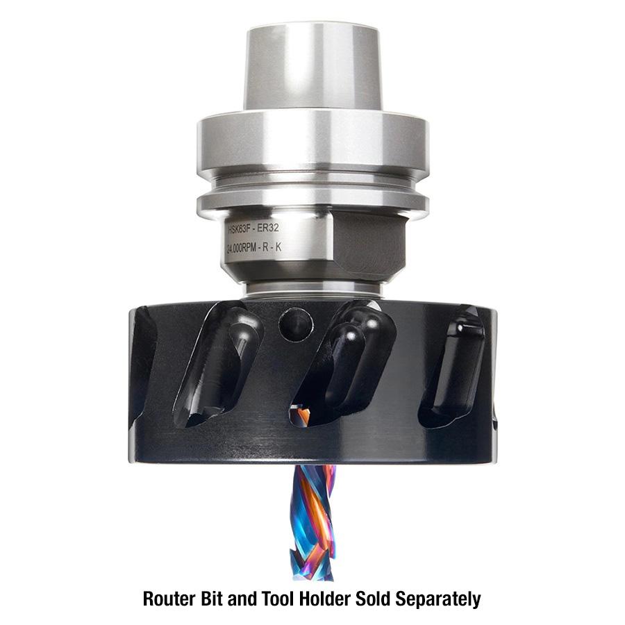 Amana Tool 92mm Dust and Chip Extraction Nut System for ER40 Collets