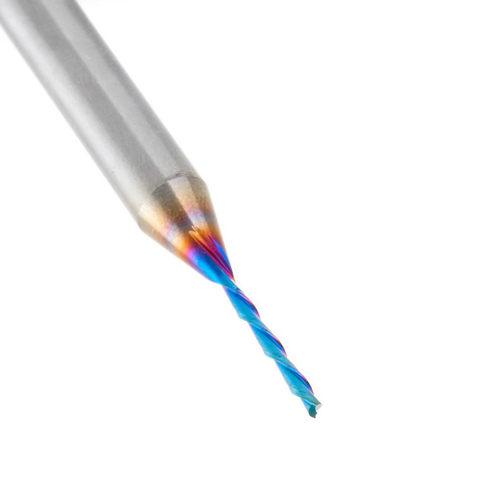 Amana Tool Solid Carbide Spektra™ Extreme Tool Life Coated Spiral Plunge 1/16 Diameter x 1/2 x 1/4 Inch Shank
