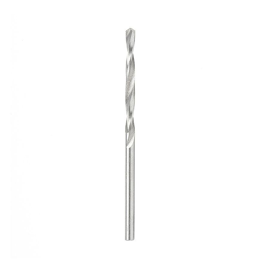 Amana Tool High Speed Steel (HSS) Fully Ground Slow Spiral 7/64 Diameter x 1-1/8 x 2-3/8 Long Drill