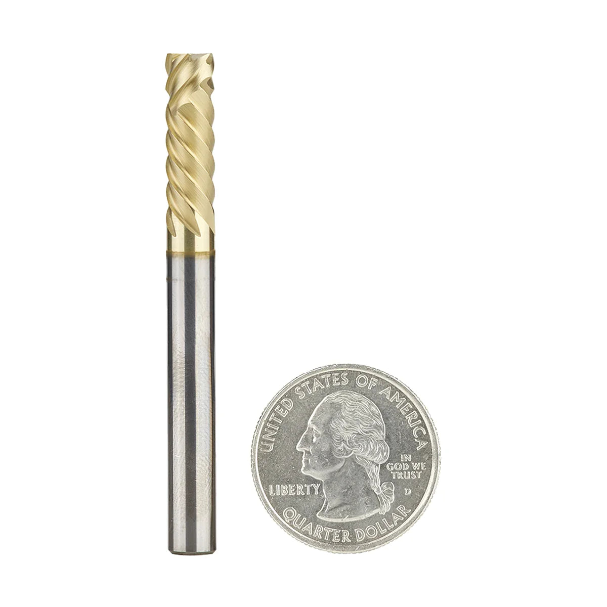 Amana Tool 46302 CNC Compression Solid Carbide ZrN Coated Honeycomb Cutting 1/4 Dia x 3/4 x 1/4 Shank x 6-Flute