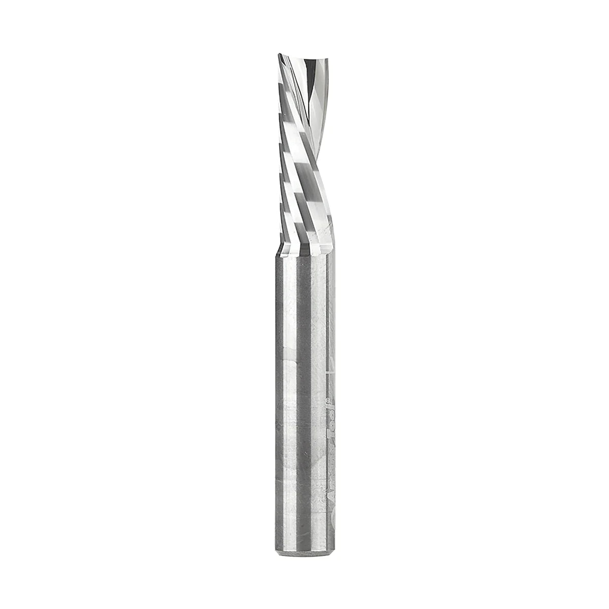 Amana Tool 51504 Solid Carbide CNC Spiral 'O' Flute, Plastic Cutting 1/4 Diameter x 3/4 x 1/4 Inch Shank Down-Cut
