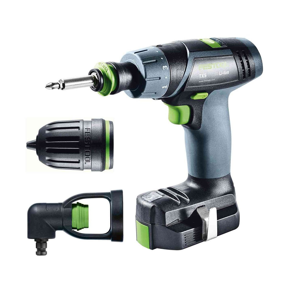 Festool Compact Cordless Drill TXS 2.6Ah-Set