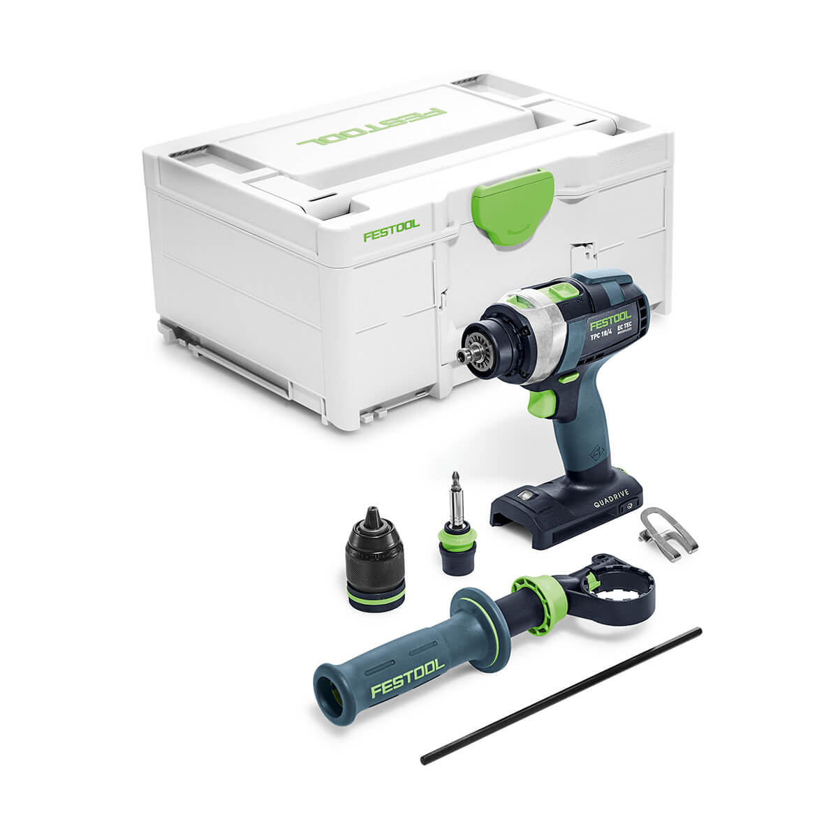 Festool 576777 Cordless Drill QUADRIVE TDC 18/4 I-Basic