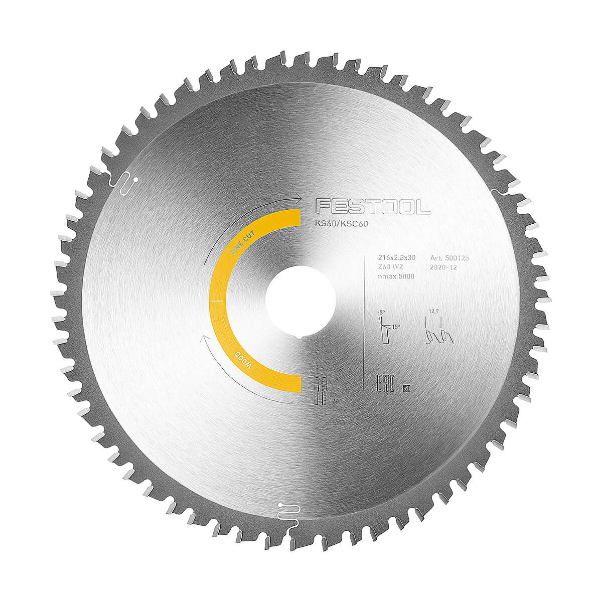 Festool 576928 Fine Cut Wood Saw Blade 60 Tooth ATB