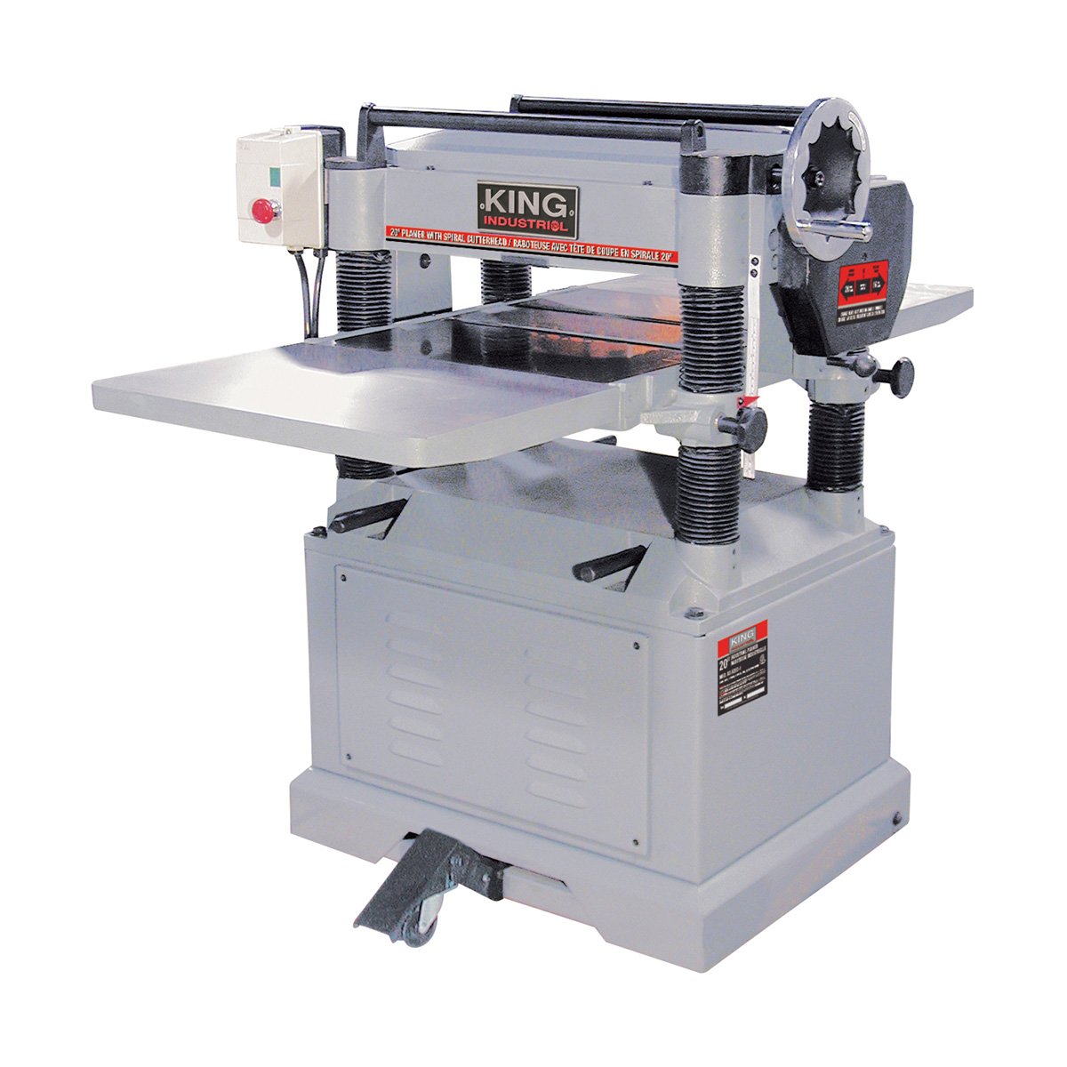 King Industrial 20" Planer w/Spiral Cutterhead