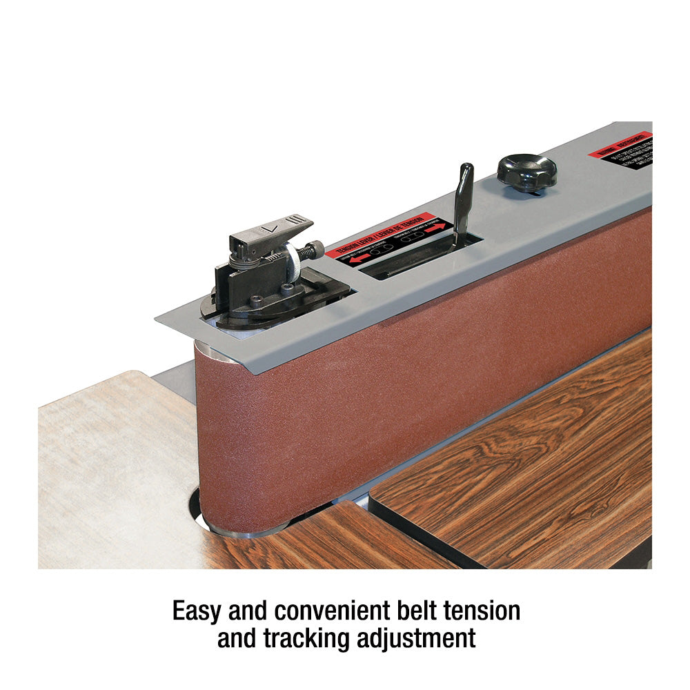 King Industrial 6" x 108" Oscillating Edge Sander