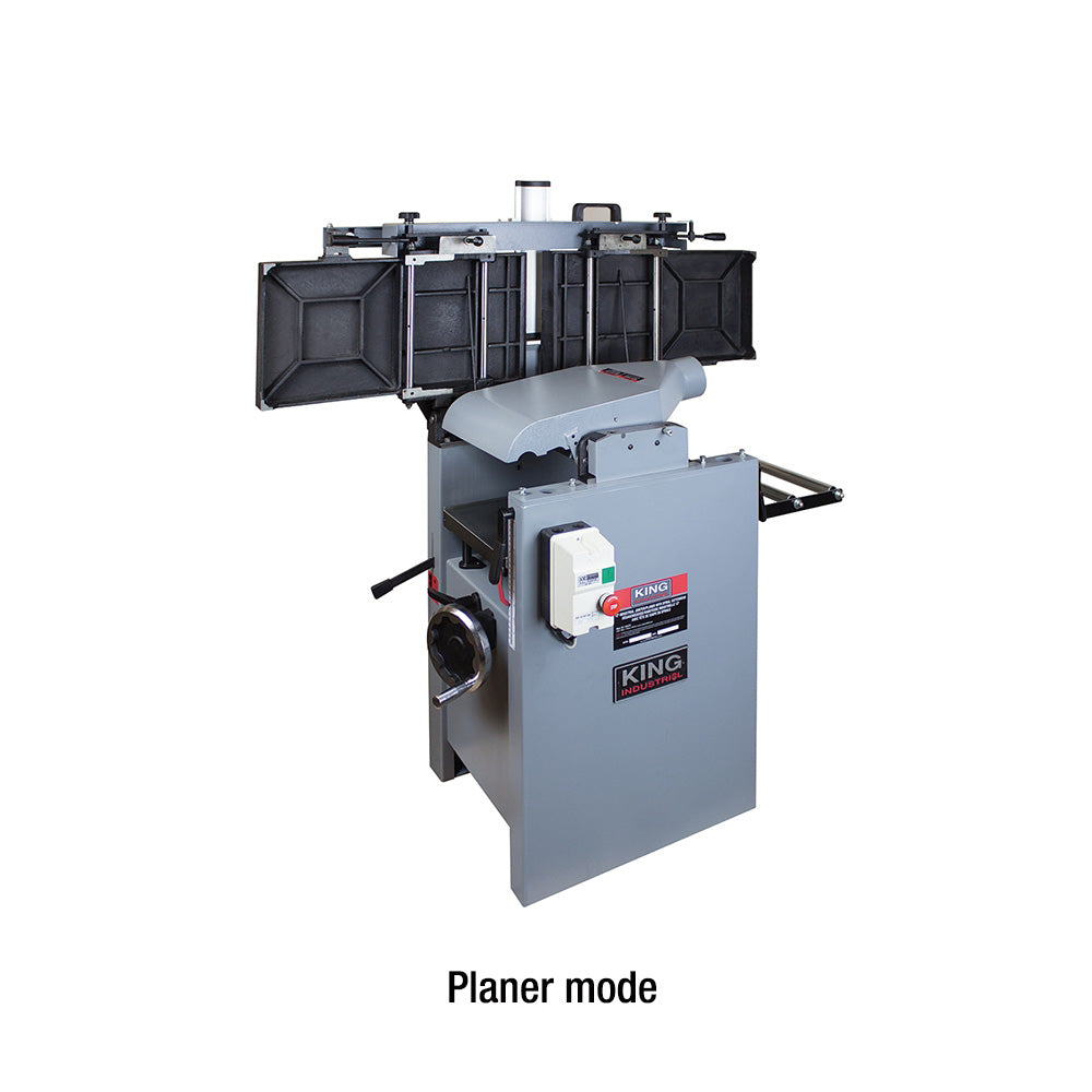 King Industrial 12" Jointer/Planer w/Spiral Cutterhead