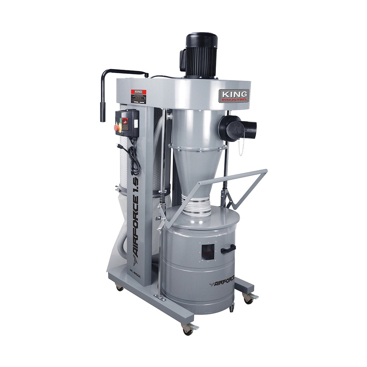 King Industrial 1.5HP Cyclone Dust Collector