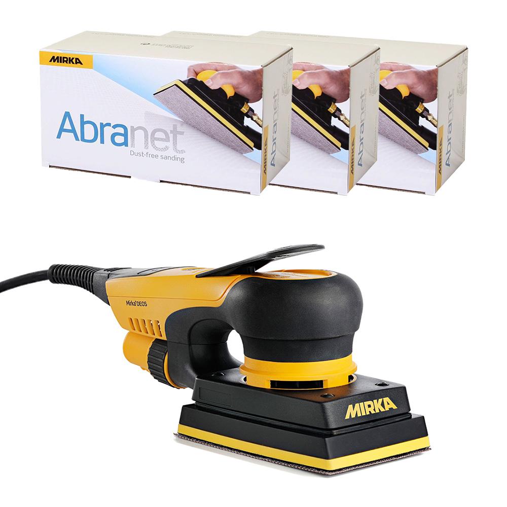 Mirka DEOS 353 3" x 5" Orbital Sander Kit