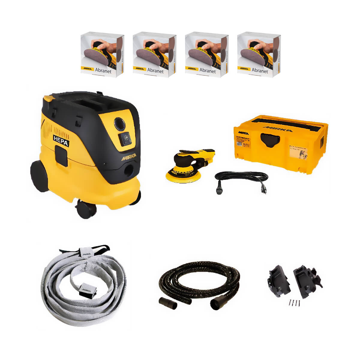 Mirka MCA-RIDEROS-5 DEROS 5" Sander/Dust Extractor Package