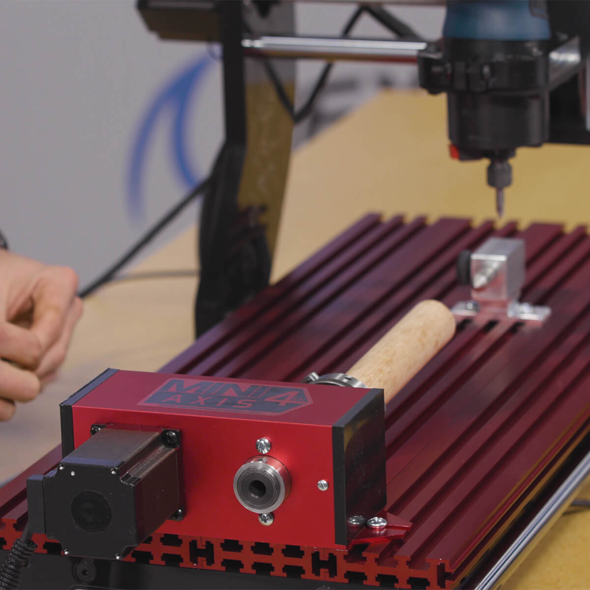 Next Wave CNC Shark Mini 4th Axis Tabletop System