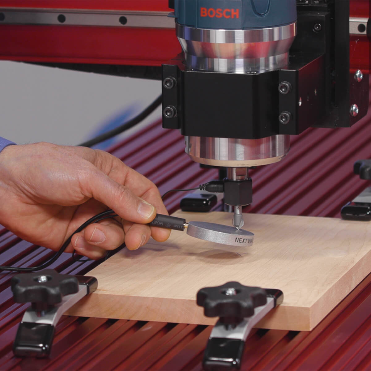 Next Wave CNC Shark Touch Off Plate