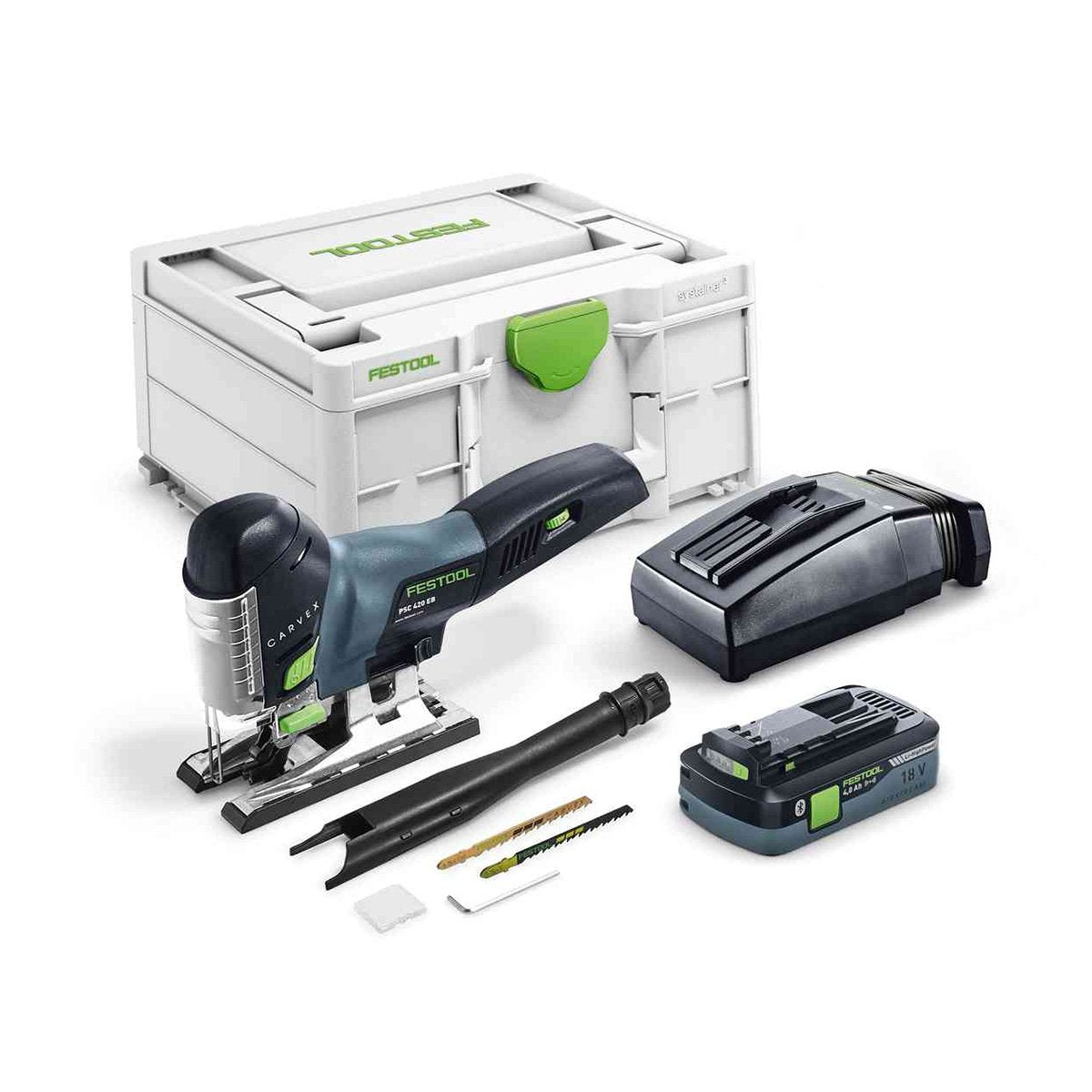 Festool Cordless Carvex Jigsaw PSC 420 EBI - Set