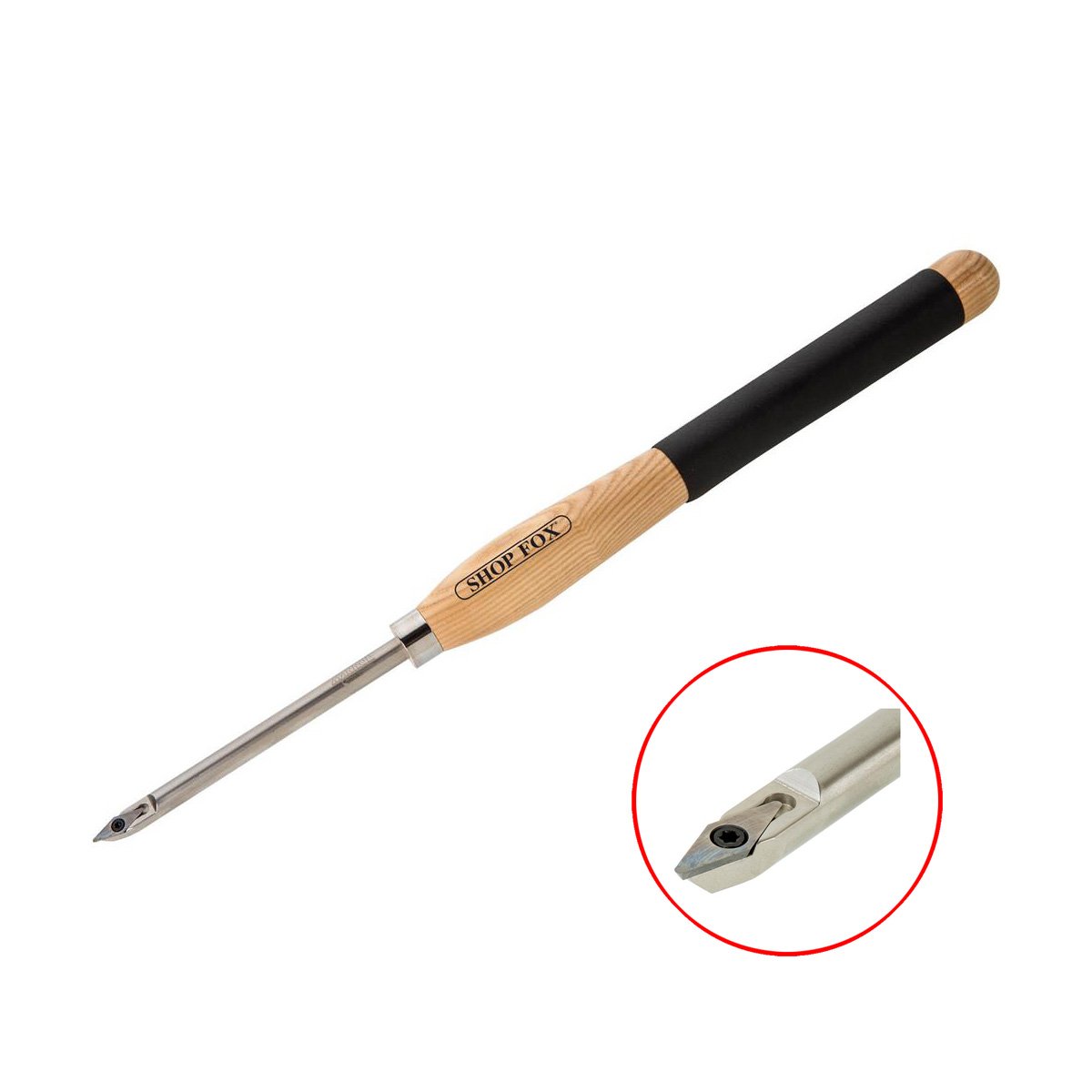 ShopFox Carbide-Tipped Lathe Chisel - Detailer