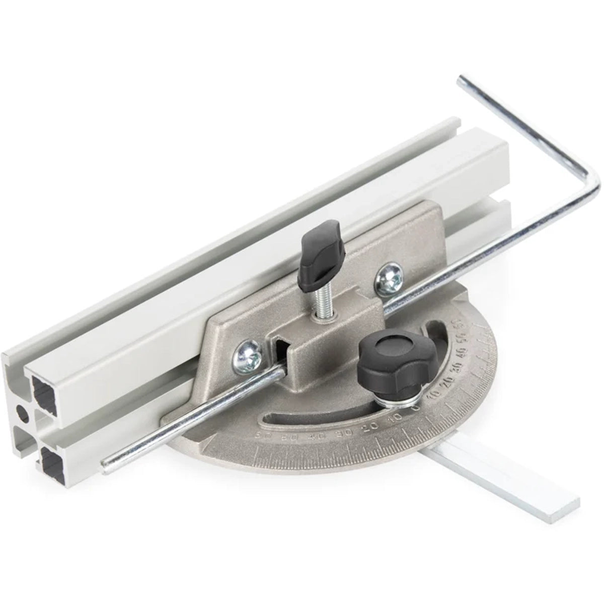 Mitre fence with guide rails for Felder bandsaws