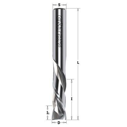 Solid Carbide Up & Down-Cut Spiral Bits
