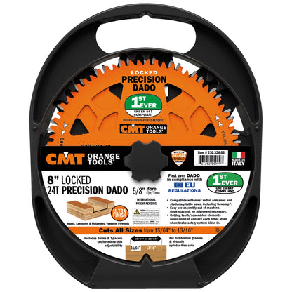 Locked Dado Pro Set 8" 24 Teeth