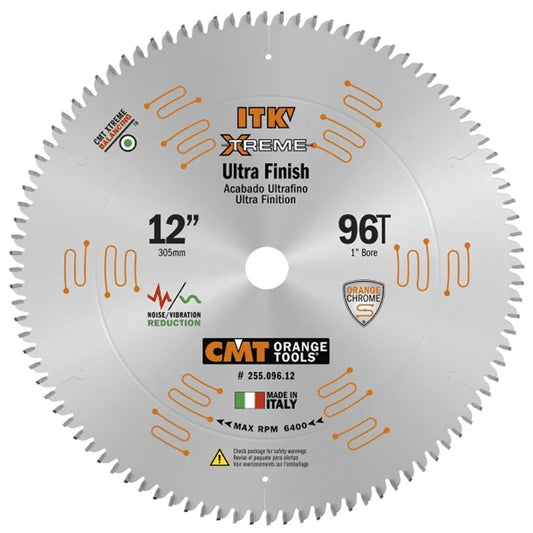 Ultra Finish ITK 12" x 1"bore" T=96 Hi-ATB (-5° NEG)