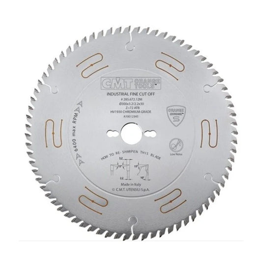 Fine Finish 300X0.126/0.087X30mm T=72 ATB