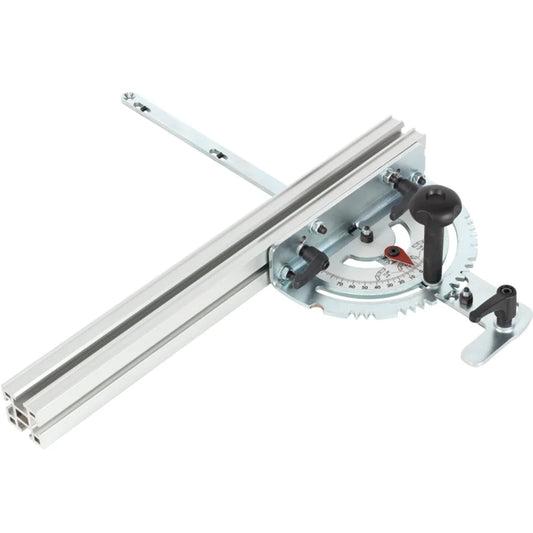 Mitre fence with precision mitre guide for table grooves