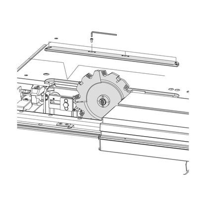 Table insert for slotting cutters