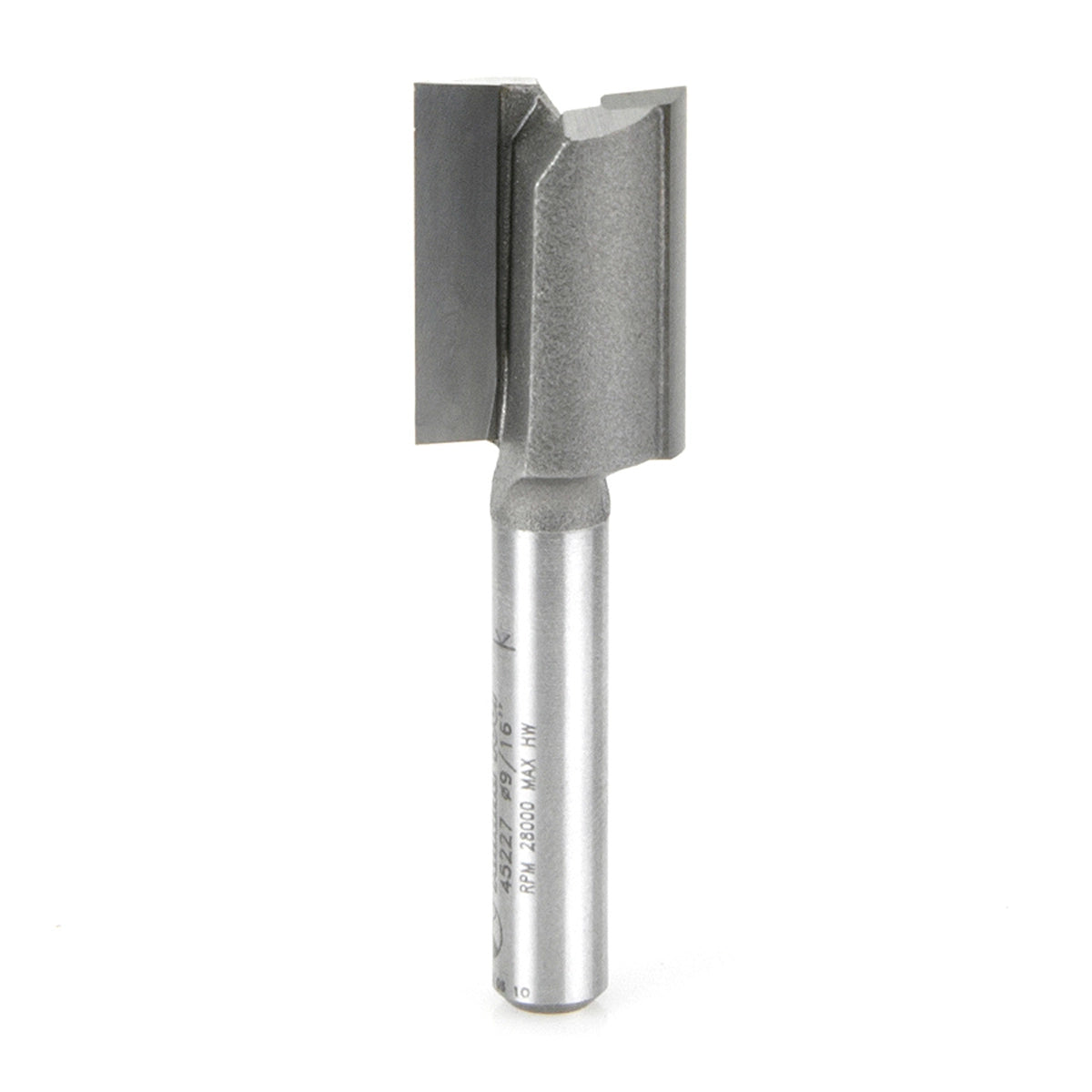 Carbide Tipped Straight Plunge High Production 9/16 Dia x 3/4 x 1/4 Inch Shank