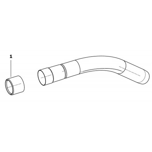 Curved Hand Tube D36 S. Steel