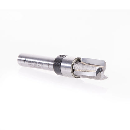 Carbide Tipped Down Shear Face Plunge Template 3/8 Dia x 1/2 x 1/4 Inch Shank 3 Flute with Upper BB