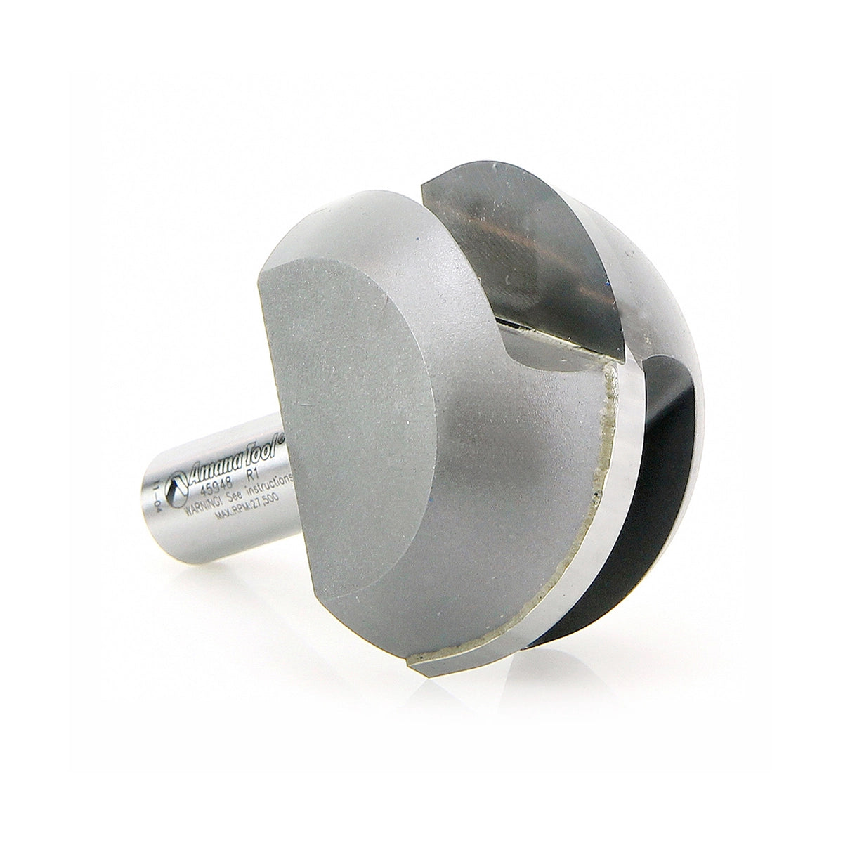 Carbide Tipped Core Box 1 Inch Radius x 2 Inch Dia x 1-1/4 x 1/2 Shank Extra Deep