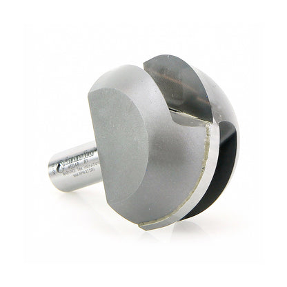 Carbide Tipped Core Box 1 Inch Radius x 2 Inch Dia x 1-1/4 x 1/2 Shank Extra Deep